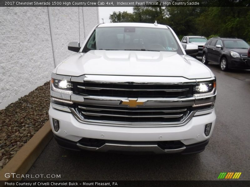 Iridescent Pearl Tricoat / High Country Saddle 2017 Chevrolet Silverado 1500 High Country Crew Cab 4x4