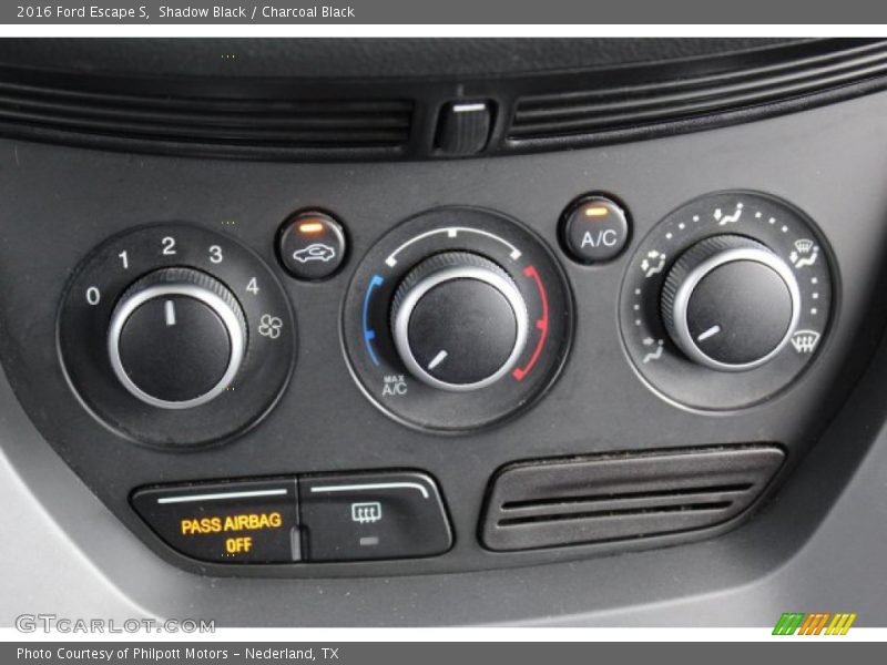 Shadow Black / Charcoal Black 2016 Ford Escape S