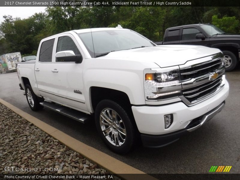Iridescent Pearl Tricoat / High Country Saddle 2017 Chevrolet Silverado 1500 High Country Crew Cab 4x4