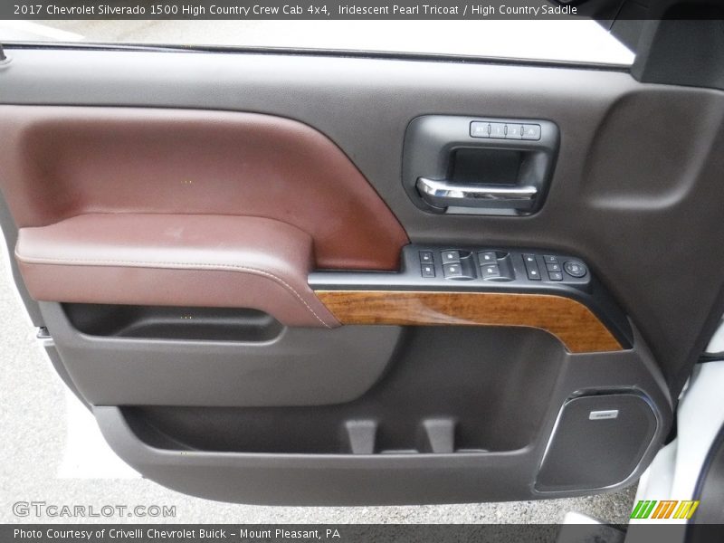 Iridescent Pearl Tricoat / High Country Saddle 2017 Chevrolet Silverado 1500 High Country Crew Cab 4x4