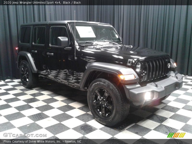 Black / Black 2020 Jeep Wrangler Unlimited Sport 4x4