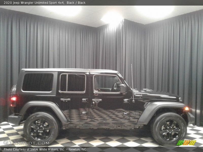 Black / Black 2020 Jeep Wrangler Unlimited Sport 4x4