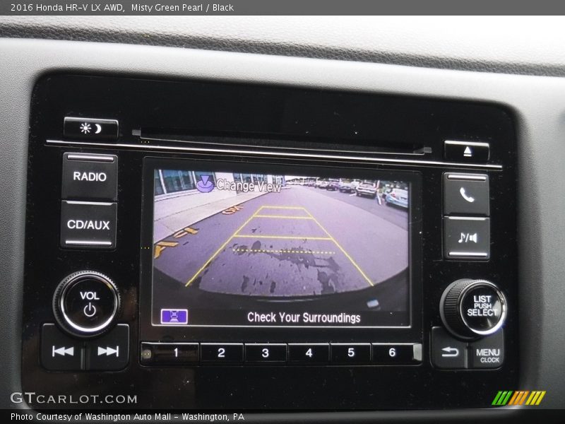 Misty Green Pearl / Black 2016 Honda HR-V LX AWD