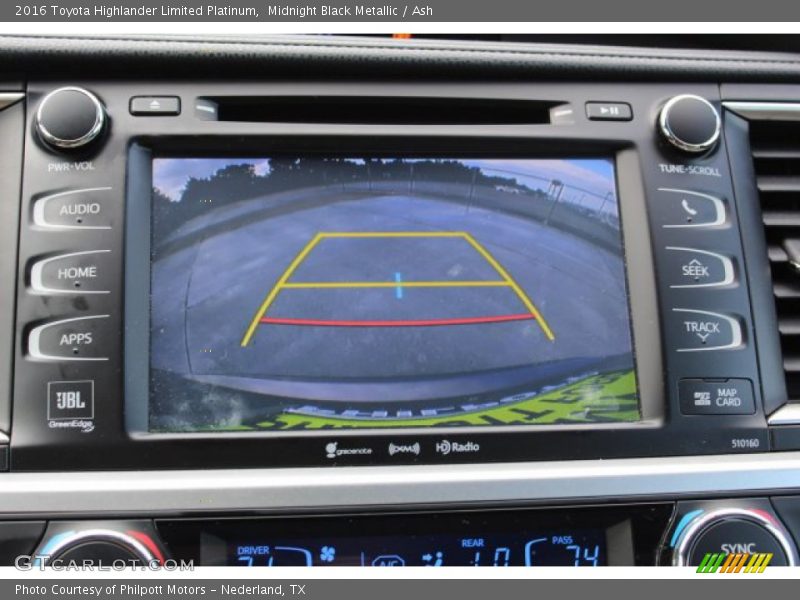 Midnight Black Metallic / Ash 2016 Toyota Highlander Limited Platinum