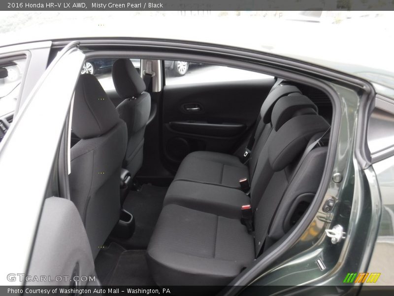Misty Green Pearl / Black 2016 Honda HR-V LX AWD