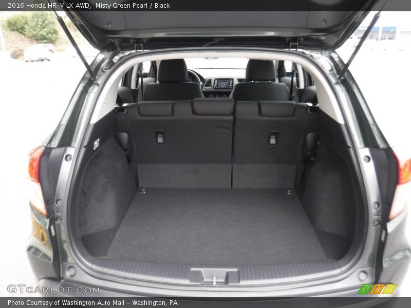 Misty Green Pearl / Black 2016 Honda HR-V LX AWD