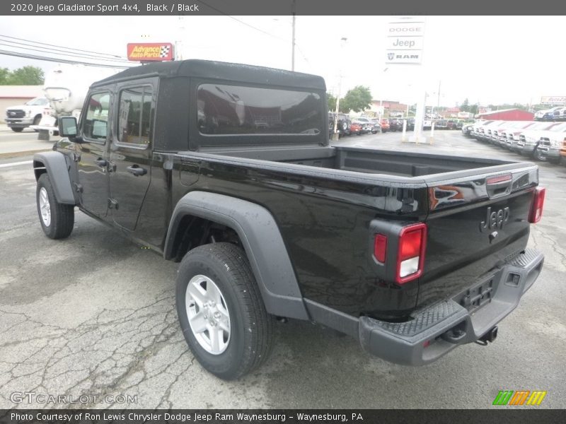 Black / Black 2020 Jeep Gladiator Sport 4x4