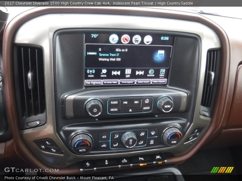 Iridescent Pearl Tricoat / High Country Saddle 2017 Chevrolet Silverado 1500 High Country Crew Cab 4x4