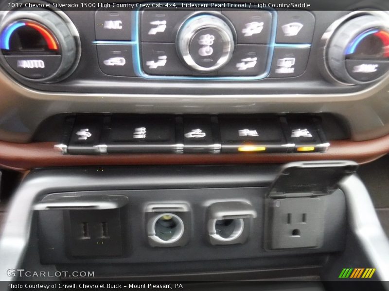 Iridescent Pearl Tricoat / High Country Saddle 2017 Chevrolet Silverado 1500 High Country Crew Cab 4x4