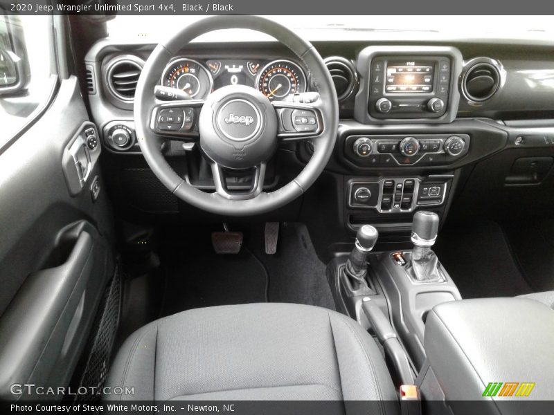 Black / Black 2020 Jeep Wrangler Unlimited Sport 4x4