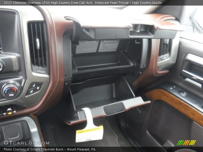 Iridescent Pearl Tricoat / High Country Saddle 2017 Chevrolet Silverado 1500 High Country Crew Cab 4x4