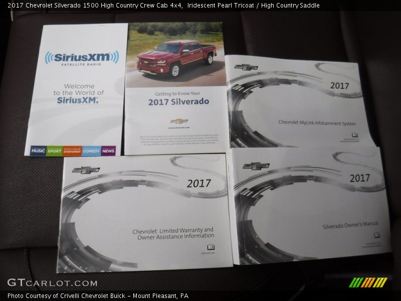Iridescent Pearl Tricoat / High Country Saddle 2017 Chevrolet Silverado 1500 High Country Crew Cab 4x4