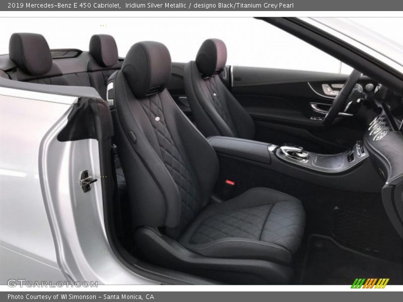  2019 E 450 Cabriolet designo Black/Titanium Grey Pearl Interior
