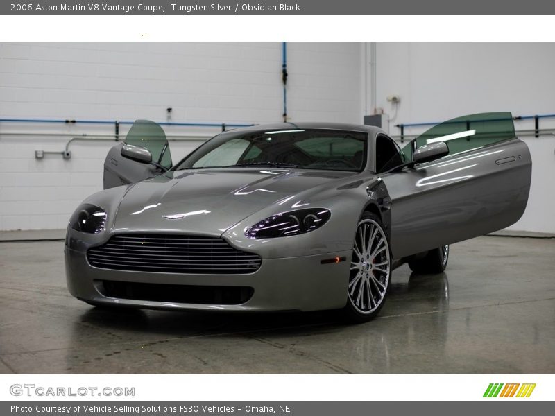 Tungsten Silver / Obsidian Black 2006 Aston Martin V8 Vantage Coupe