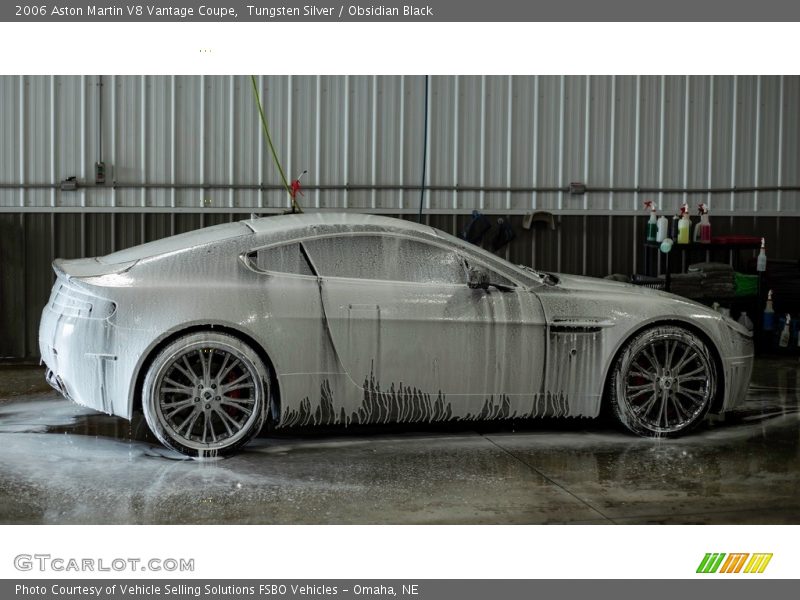 Tungsten Silver / Obsidian Black 2006 Aston Martin V8 Vantage Coupe