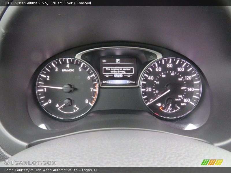 Brilliant Silver / Charcoal 2018 Nissan Altima 2.5 S