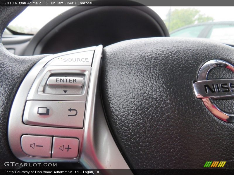 Brilliant Silver / Charcoal 2018 Nissan Altima 2.5 S