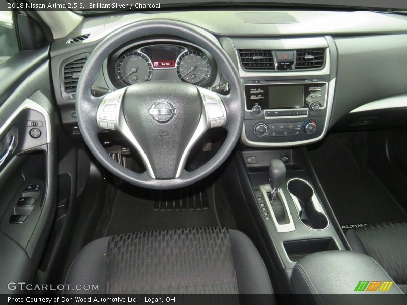 Brilliant Silver / Charcoal 2018 Nissan Altima 2.5 S