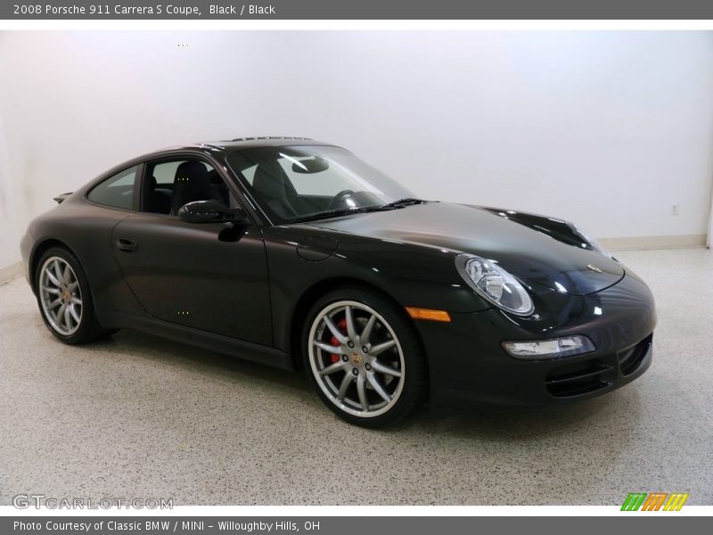 Black / Black 2008 Porsche 911 Carrera S Coupe