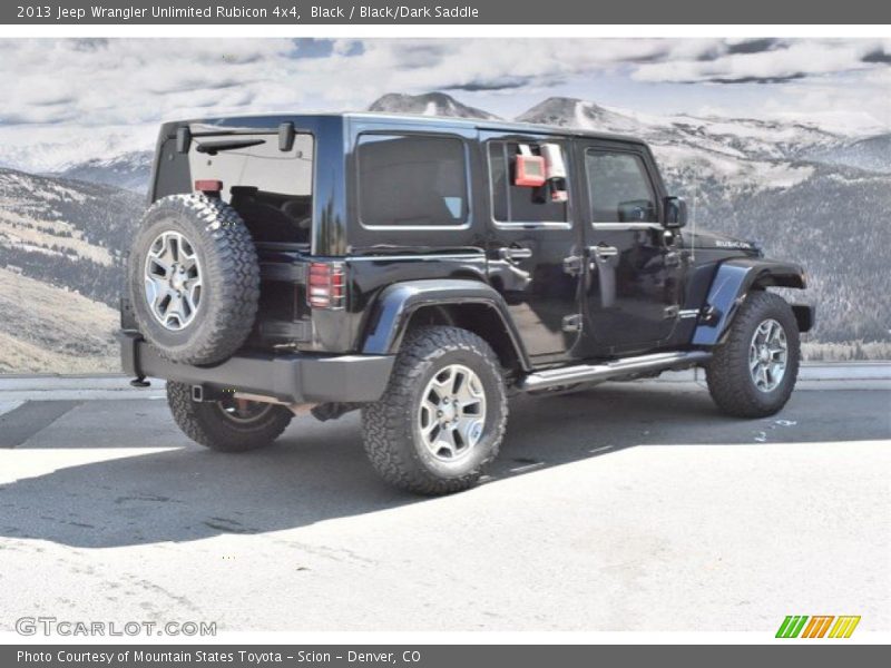 Black / Black/Dark Saddle 2013 Jeep Wrangler Unlimited Rubicon 4x4