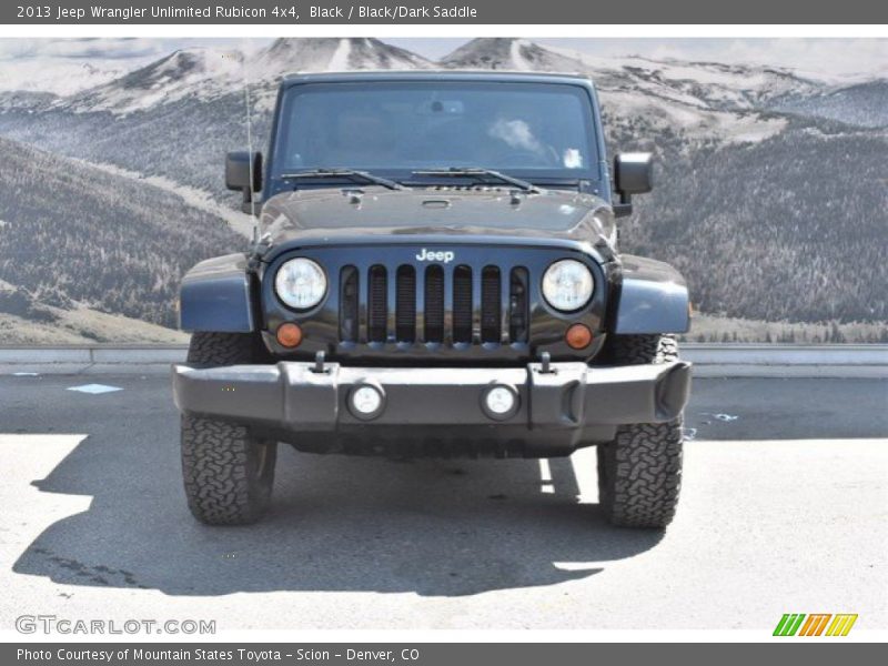 Black / Black/Dark Saddle 2013 Jeep Wrangler Unlimited Rubicon 4x4