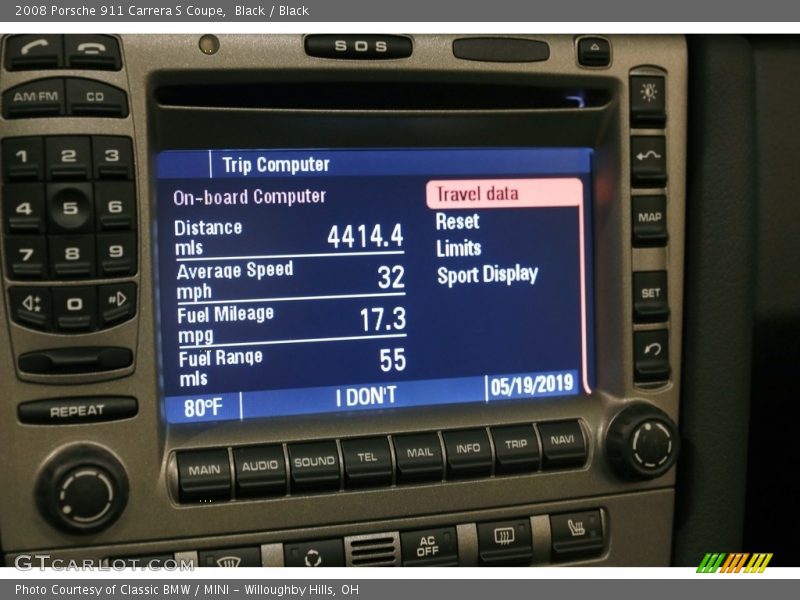 Black / Black 2008 Porsche 911 Carrera S Coupe