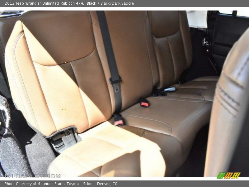 Black / Black/Dark Saddle 2013 Jeep Wrangler Unlimited Rubicon 4x4