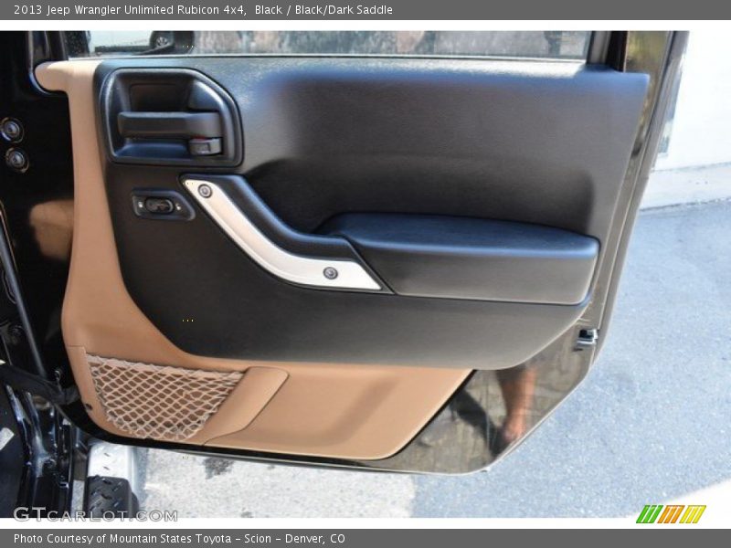 Black / Black/Dark Saddle 2013 Jeep Wrangler Unlimited Rubicon 4x4