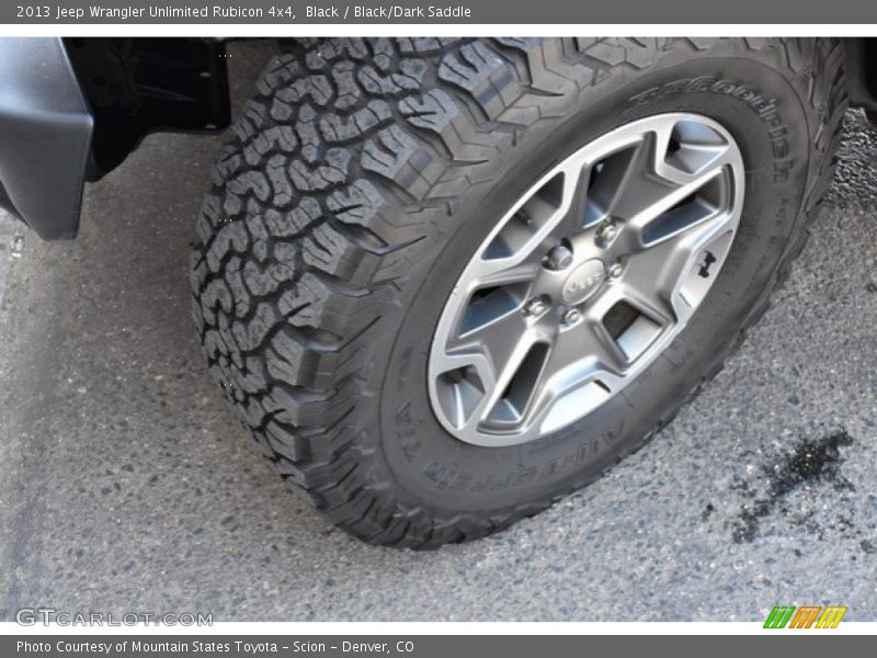 Black / Black/Dark Saddle 2013 Jeep Wrangler Unlimited Rubicon 4x4
