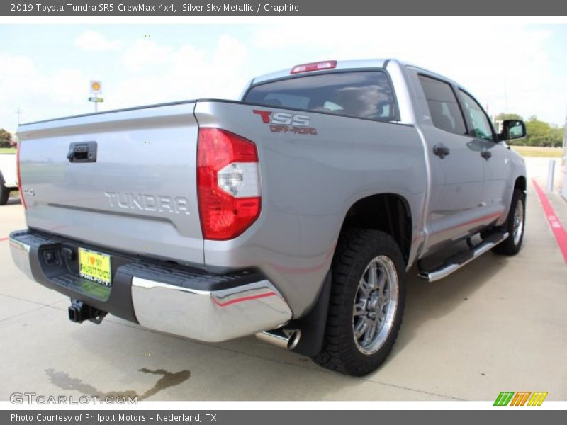 Silver Sky Metallic / Graphite 2019 Toyota Tundra SR5 CrewMax 4x4