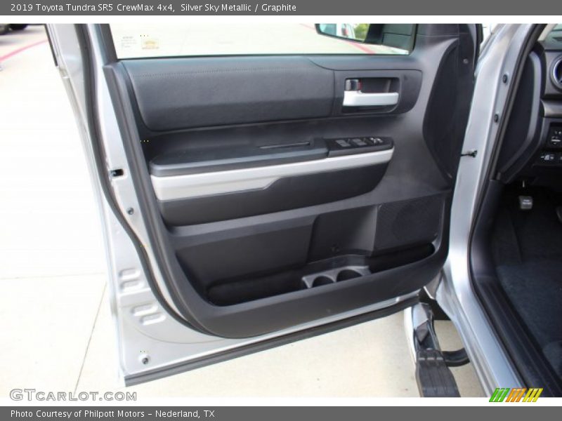Silver Sky Metallic / Graphite 2019 Toyota Tundra SR5 CrewMax 4x4