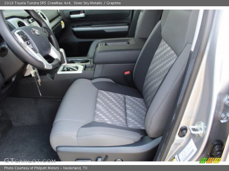 Silver Sky Metallic / Graphite 2019 Toyota Tundra SR5 CrewMax 4x4