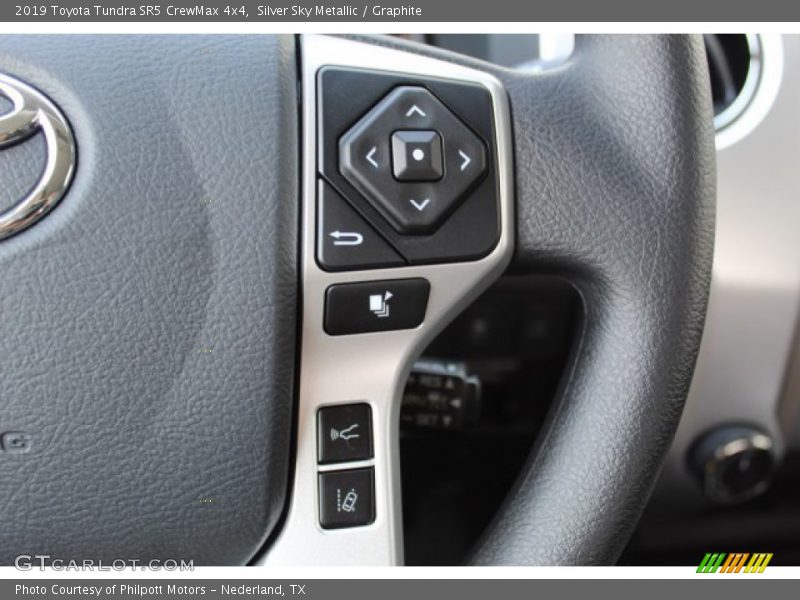 Silver Sky Metallic / Graphite 2019 Toyota Tundra SR5 CrewMax 4x4