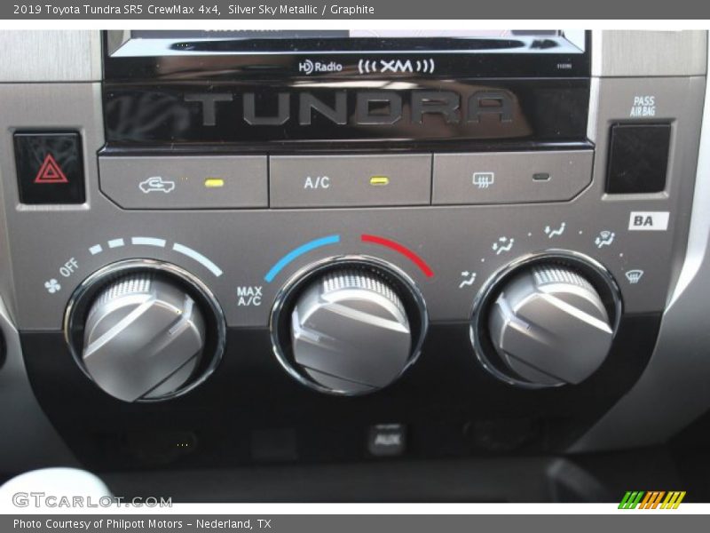 Silver Sky Metallic / Graphite 2019 Toyota Tundra SR5 CrewMax 4x4
