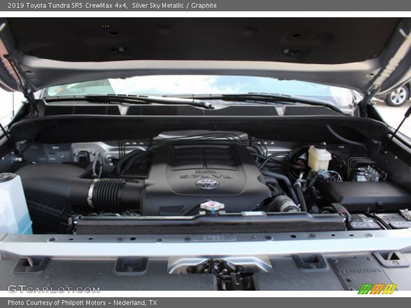 Silver Sky Metallic / Graphite 2019 Toyota Tundra SR5 CrewMax 4x4