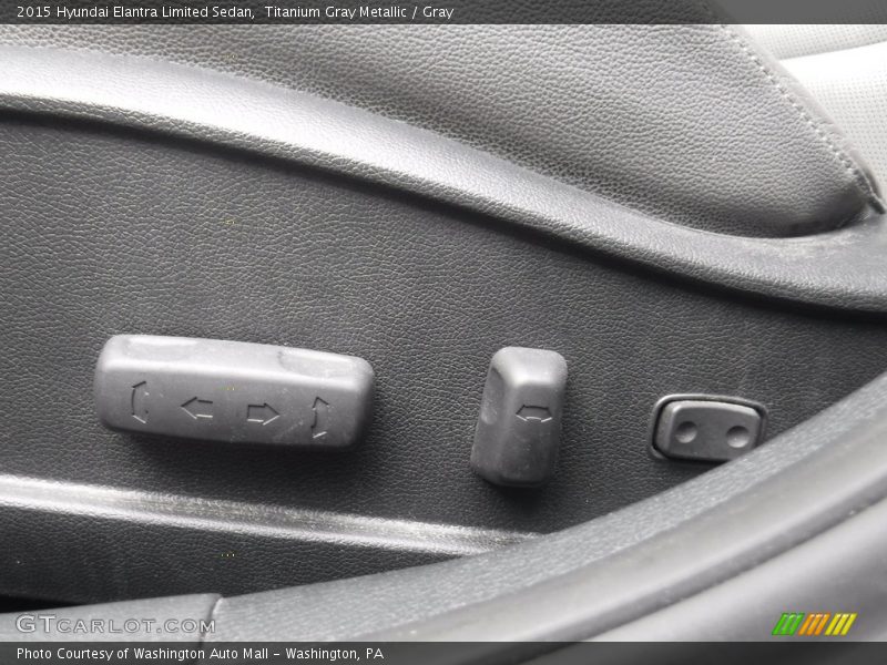 Titanium Gray Metallic / Gray 2015 Hyundai Elantra Limited Sedan