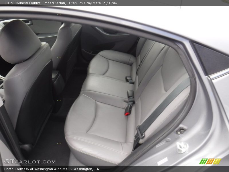 Titanium Gray Metallic / Gray 2015 Hyundai Elantra Limited Sedan