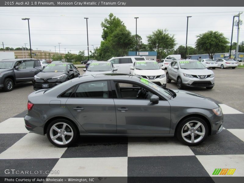 Monsoon Gray Metallic / Titanium Gray 2015 Audi A3 1.8 Premium