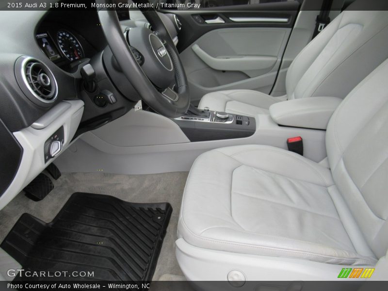 Monsoon Gray Metallic / Titanium Gray 2015 Audi A3 1.8 Premium