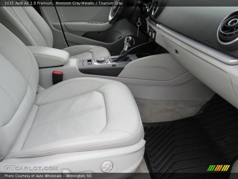 Monsoon Gray Metallic / Titanium Gray 2015 Audi A3 1.8 Premium