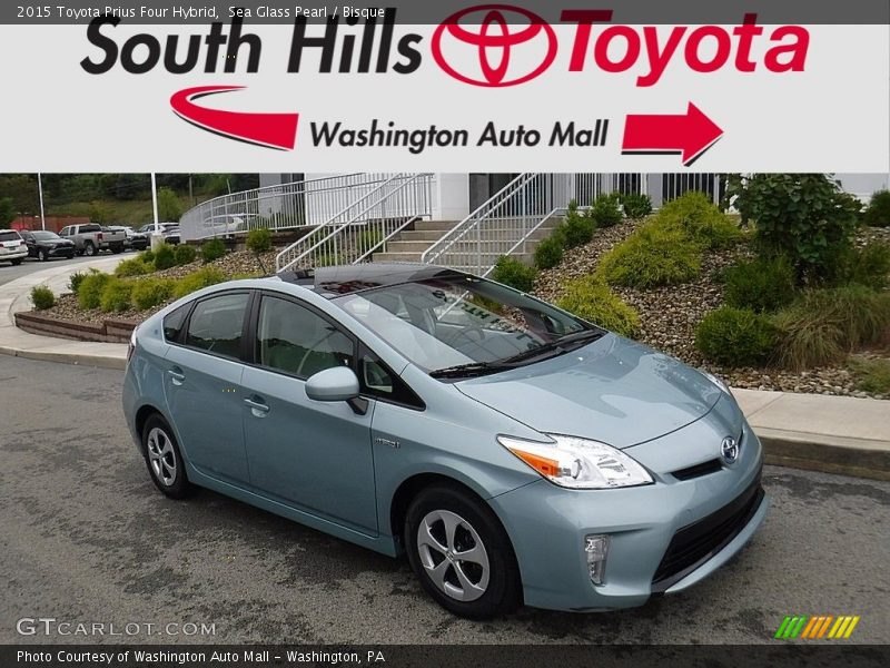 Sea Glass Pearl / Bisque 2015 Toyota Prius Four Hybrid