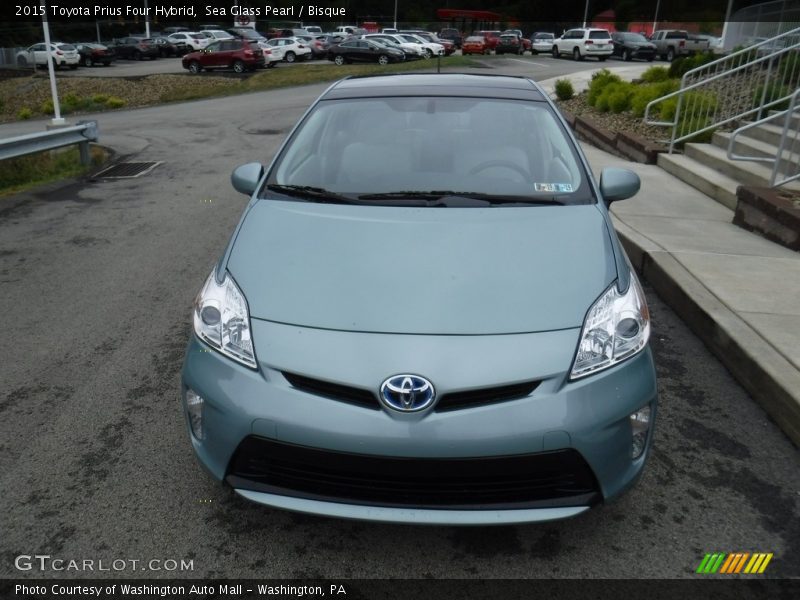 Sea Glass Pearl / Bisque 2015 Toyota Prius Four Hybrid
