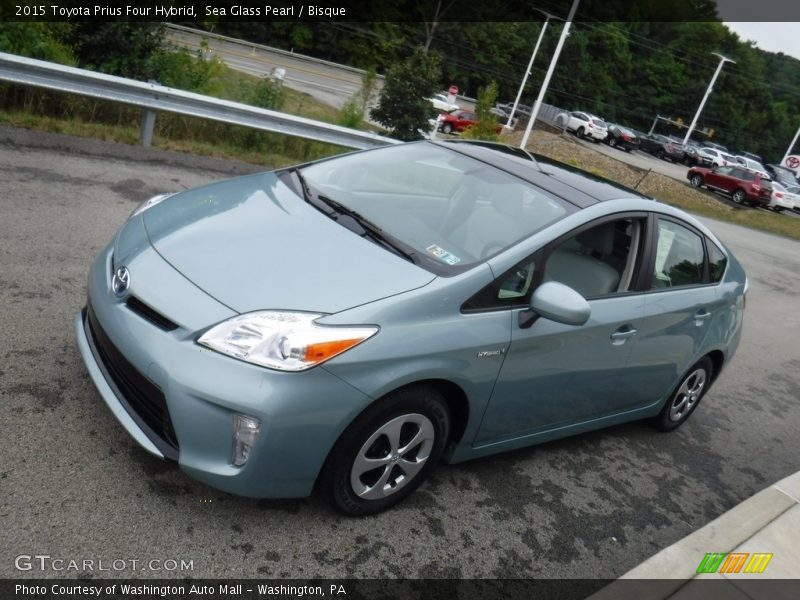 Sea Glass Pearl / Bisque 2015 Toyota Prius Four Hybrid