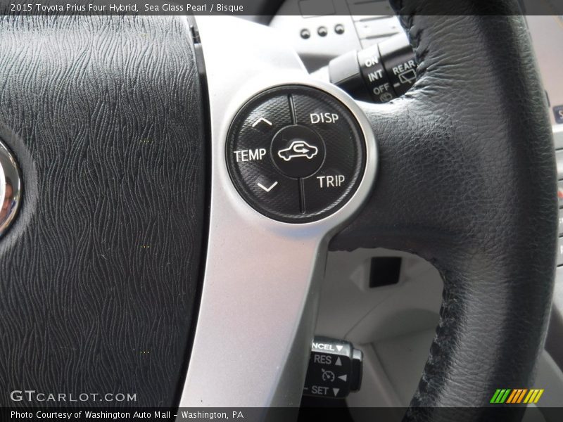 Sea Glass Pearl / Bisque 2015 Toyota Prius Four Hybrid
