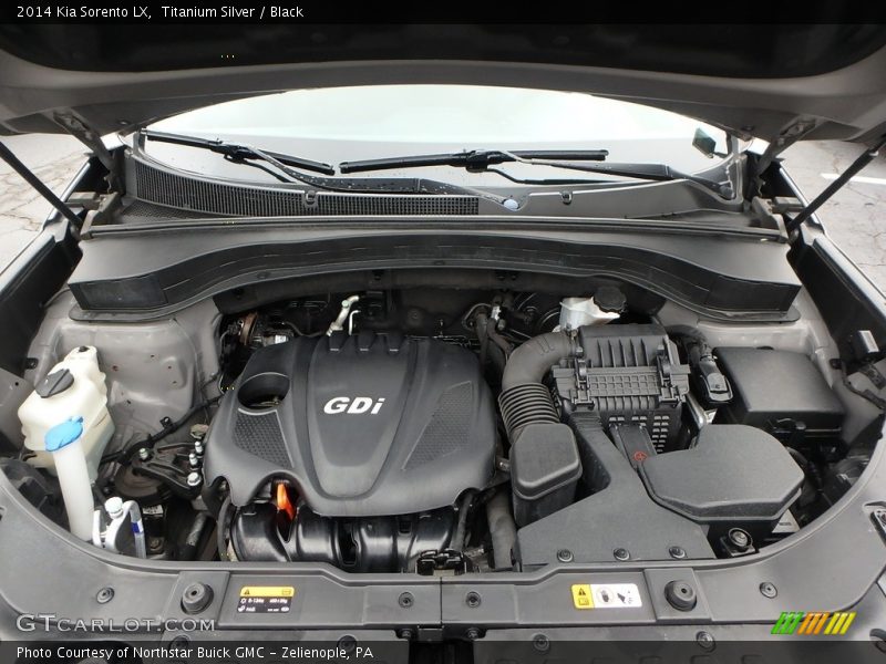 Titanium Silver / Black 2014 Kia Sorento LX