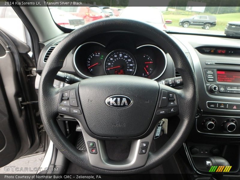 Titanium Silver / Black 2014 Kia Sorento LX