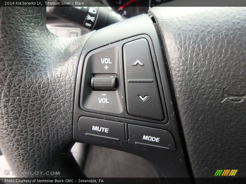 Titanium Silver / Black 2014 Kia Sorento LX