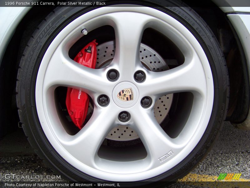 Polar Silver Metallic / Black 1996 Porsche 911 Carrera