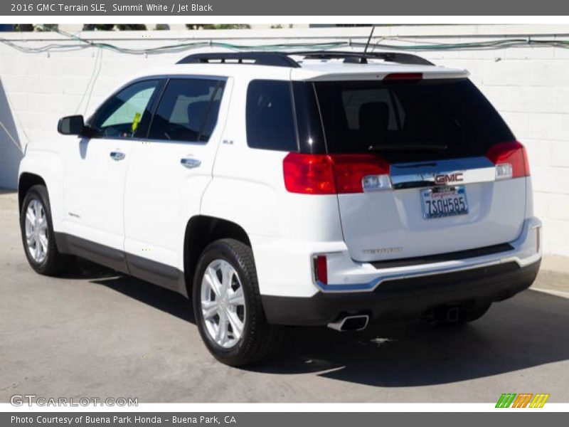 Summit White / Jet Black 2016 GMC Terrain SLE