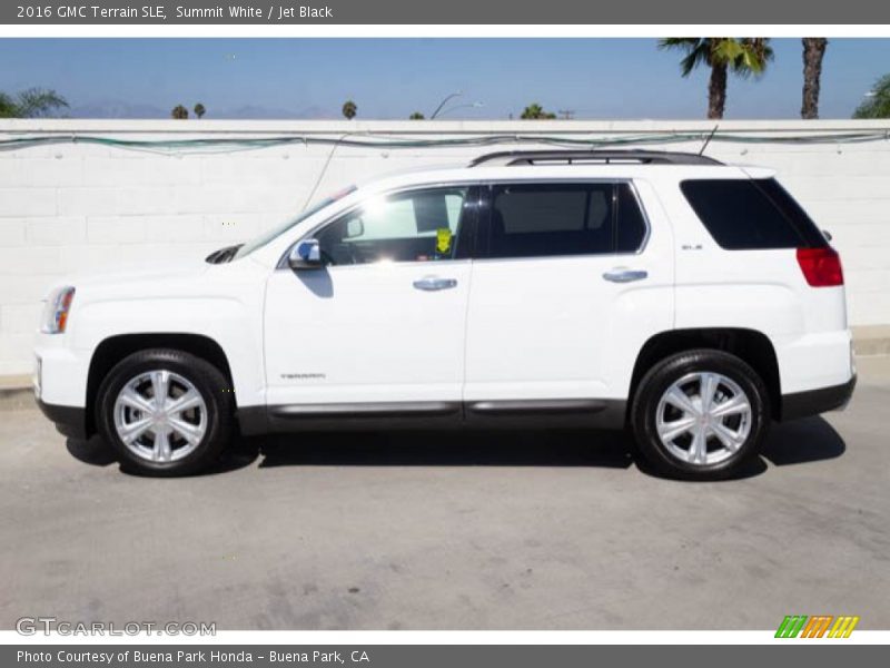 Summit White / Jet Black 2016 GMC Terrain SLE